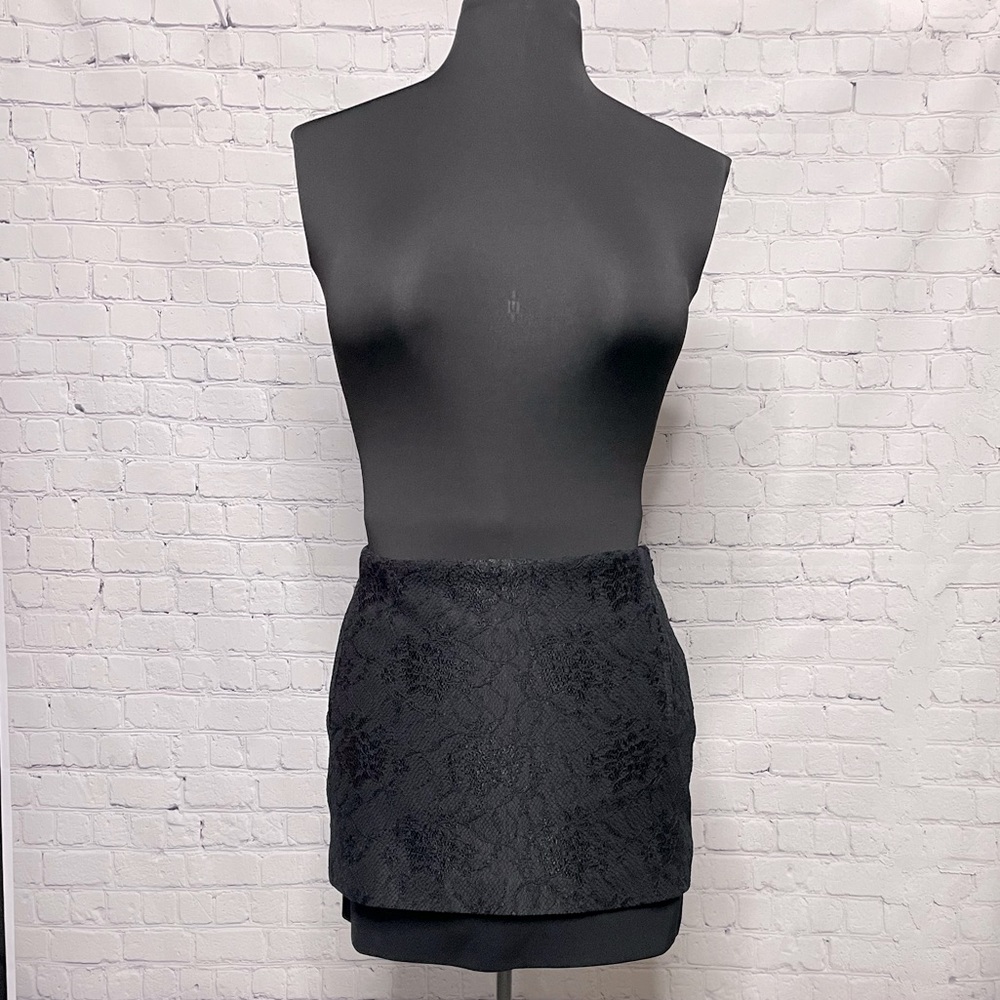 Diane von Furstenberg Lace Mini Skirt